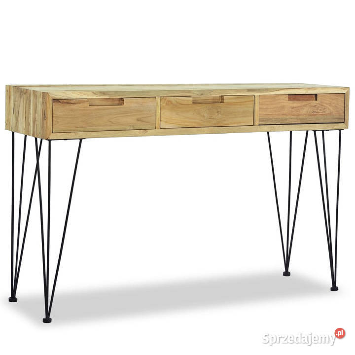 Stolik konsola 120 x 35 x 76 lite drewno tekowe Warszawa