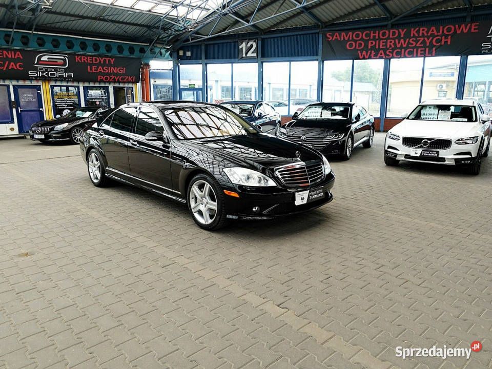 Mercedes S 550 LONG 55 V8 387 1Wł BEZWYP Serwis elektrycznie ustawiane fotele Mysłowice