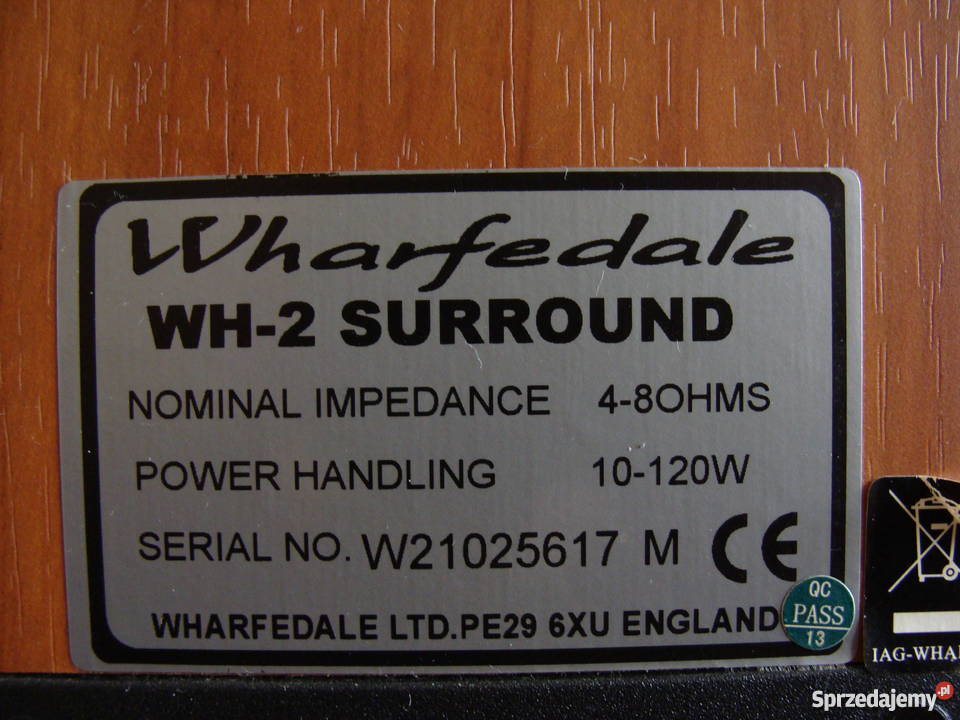 Wharfedale Crystal zestaw kolumn Audio śląskie Czechowice-Dziedzice