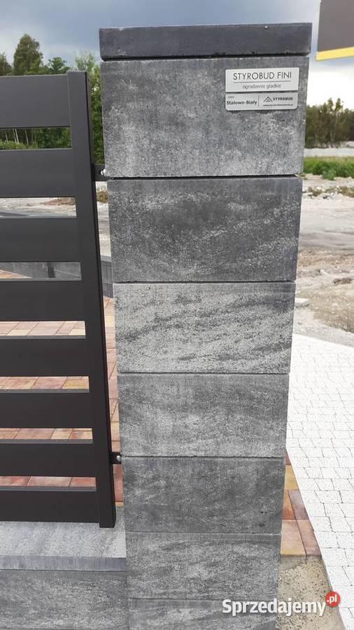 Kształtka filarowa donica element ogrodzenia Górno