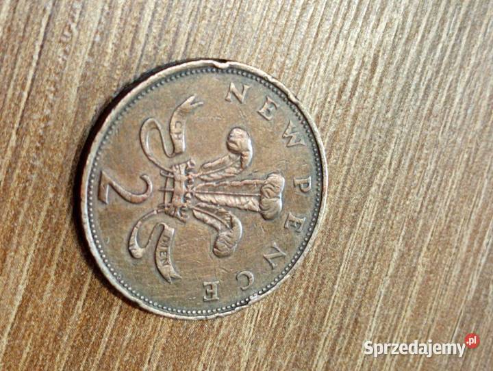 Sprzedam trzecia monete 2 New Pence 1971 r