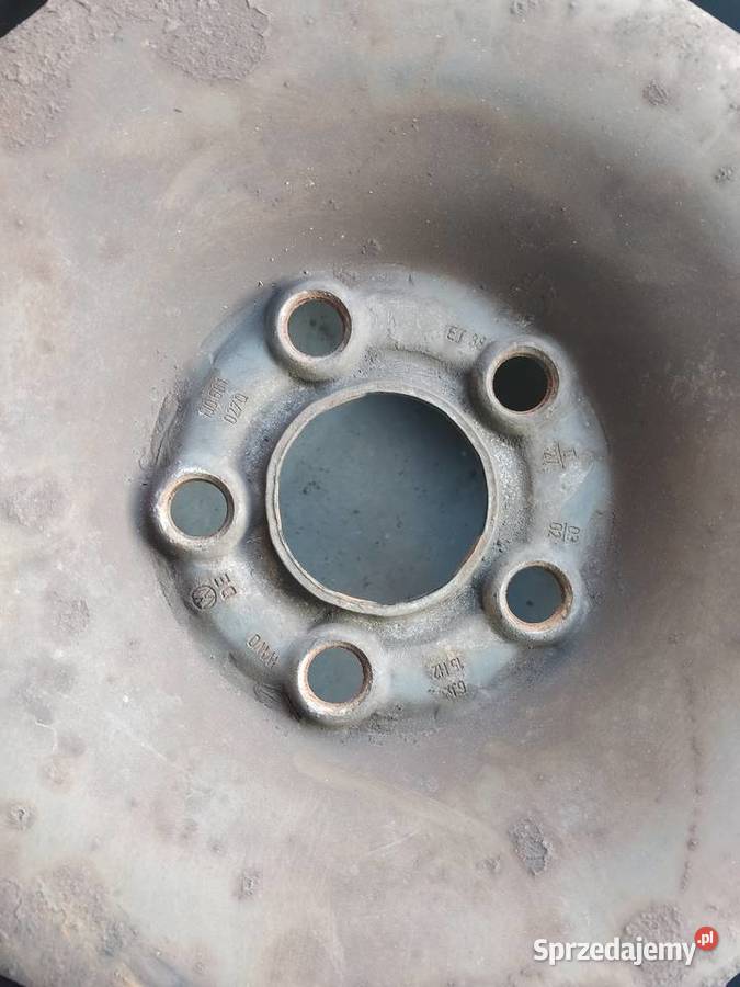 Felgi stalowe 6j 15 5x100 Skoda octavia VW golf podlaskie Suraż sprzedam