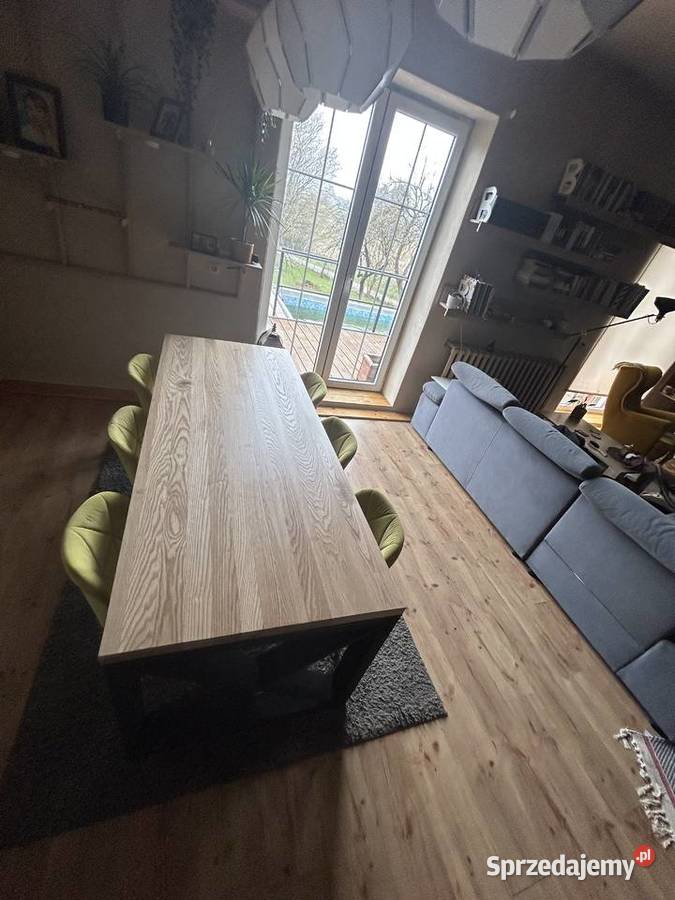 Komplet stół i stolik dębowy loft warmińsko-mazurskie