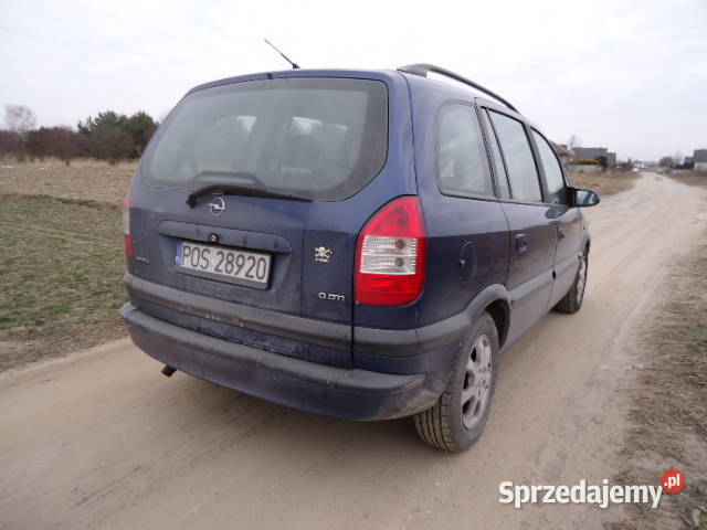 Sprzedam OPEL ZAFIRA 20 DTI stan do jazdy 7 Zafira