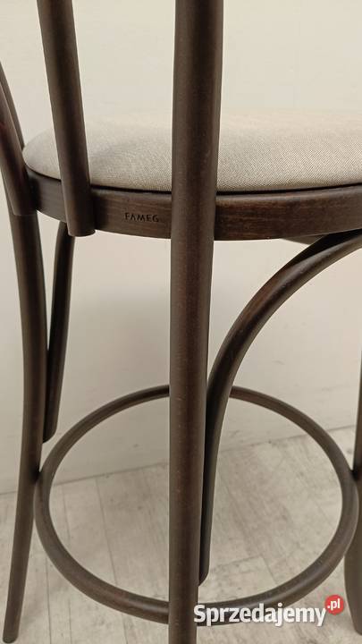 hoker krzesło barowe wysokie buk gięty sprzedam