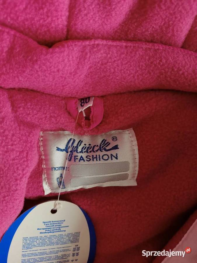 Kombinezon zimowy dziewczęcy fuksjowy Gluck Płock