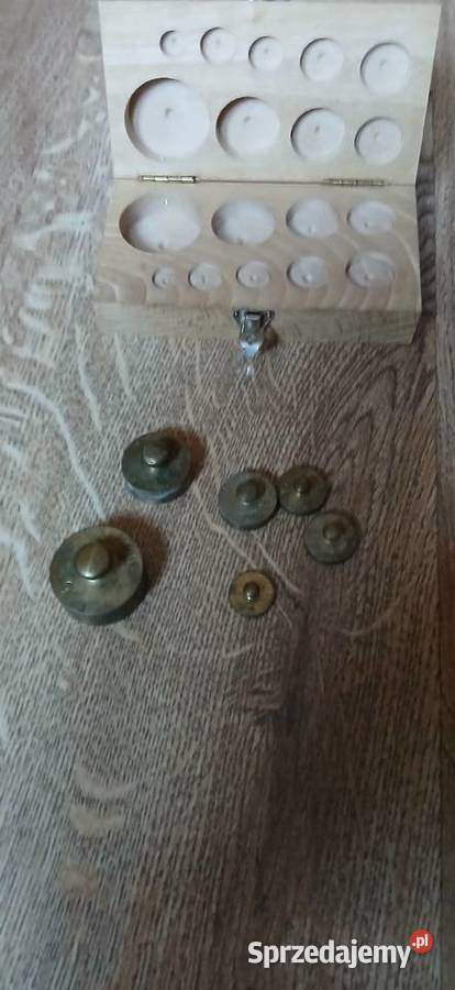 Stare odważniki do wagi Kraków