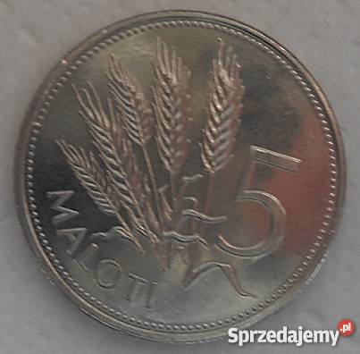 LESOTHO5 MALOTI2010 r KŁOSY KUKURYDZY Numizmatyka Legionowo sprzedam