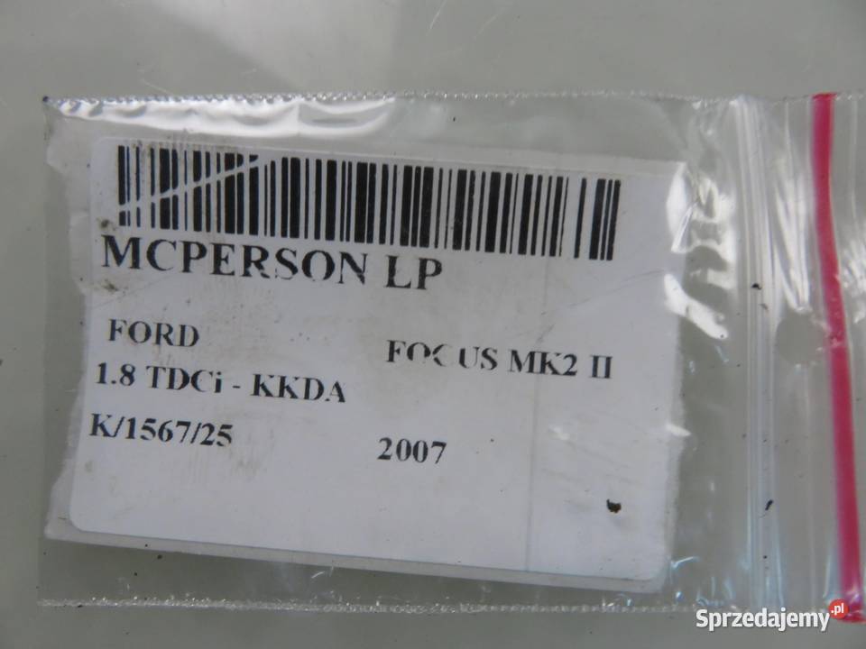 MCPERSON LEWY PRZEDNI FORD FOCUS MK2 II 18 TDCi Amortyzatory