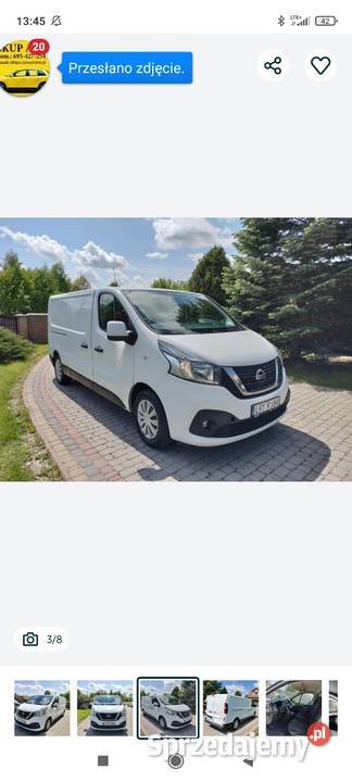 Nissan nv300 lubelskie Wólka Cycowska