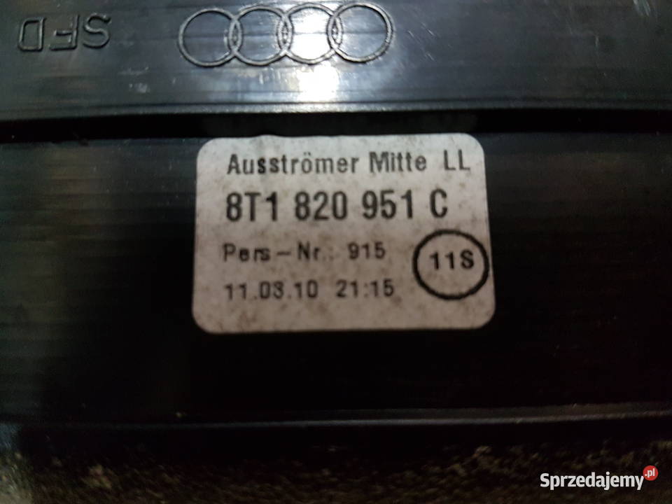 AUDI A4 B8 A5 KRATKA NAWIEWU KRATKI KONSOLI