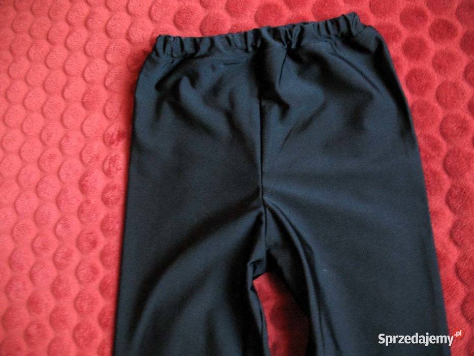 Spodnie legginsy Czarne 32 XXS biodra 62 82 Bez wzoru mazowieckie Siedlce