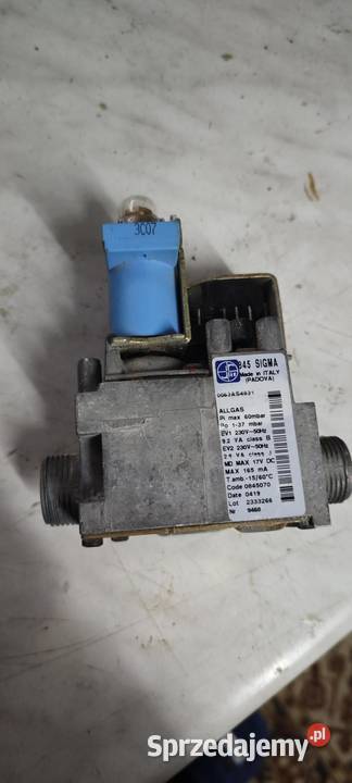 zawór Gazowy SIGMA 845 Poznań