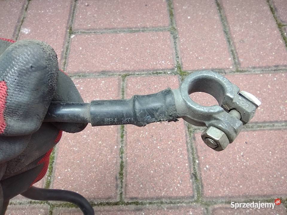 Klema kabel przewód akumulatora bmw e38 Układ elektryczny Chodzież