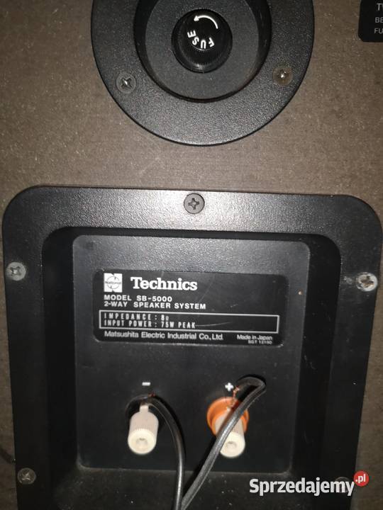 TECHNICS SB 5000 Słuchawki i głośniki Paszkówka