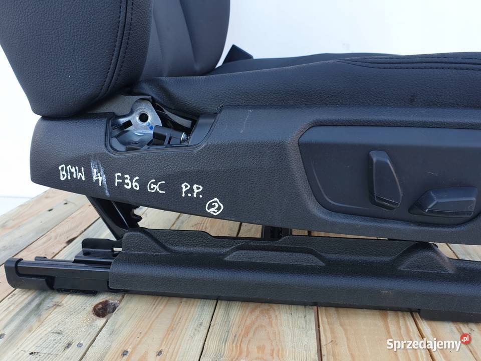 BMW F36 GC GRANCOUPE PRZEDNI FOTEL PRAWY Rudka