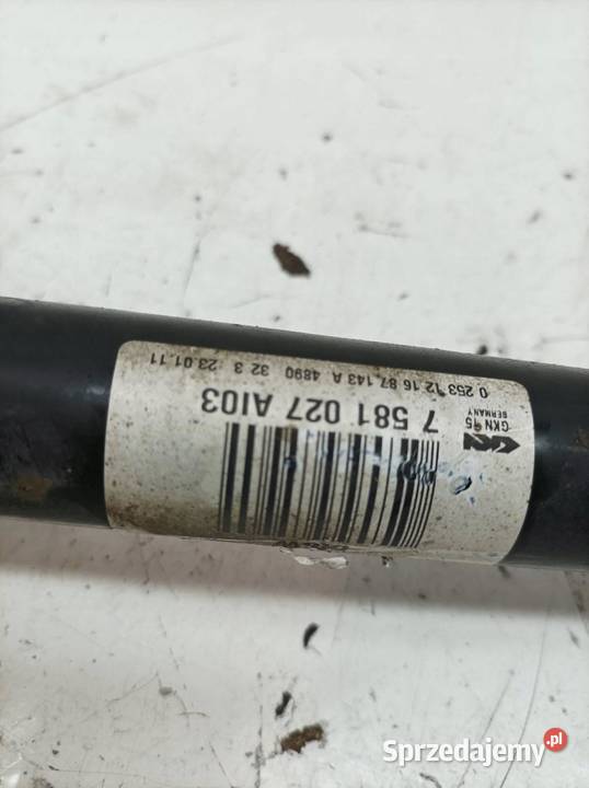 PÓŁOŚ LEWY TYŁ 20 D 7581027 Bmw Seria 5 VI 2010 sprzedam