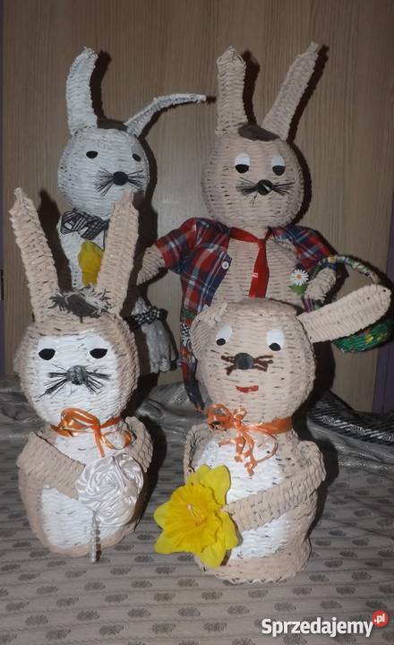 Zając papierowa wiklina Lublin