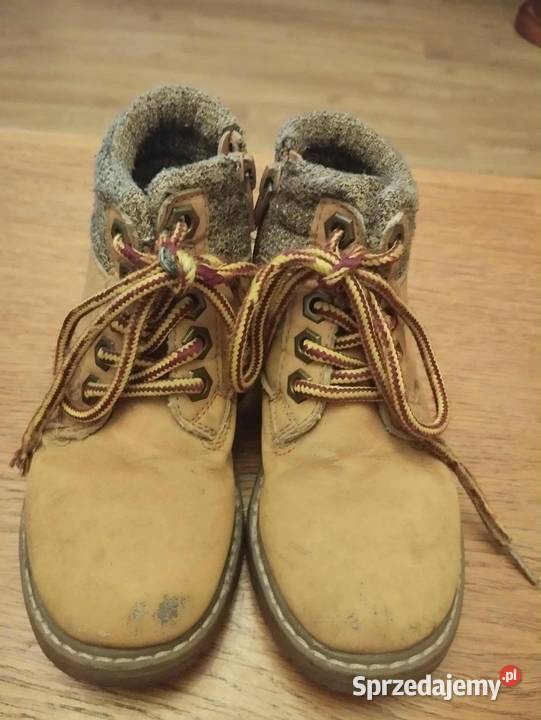 Beżowe buty zimowe Kozaczki Gorzów Wielkopolski sprzedam