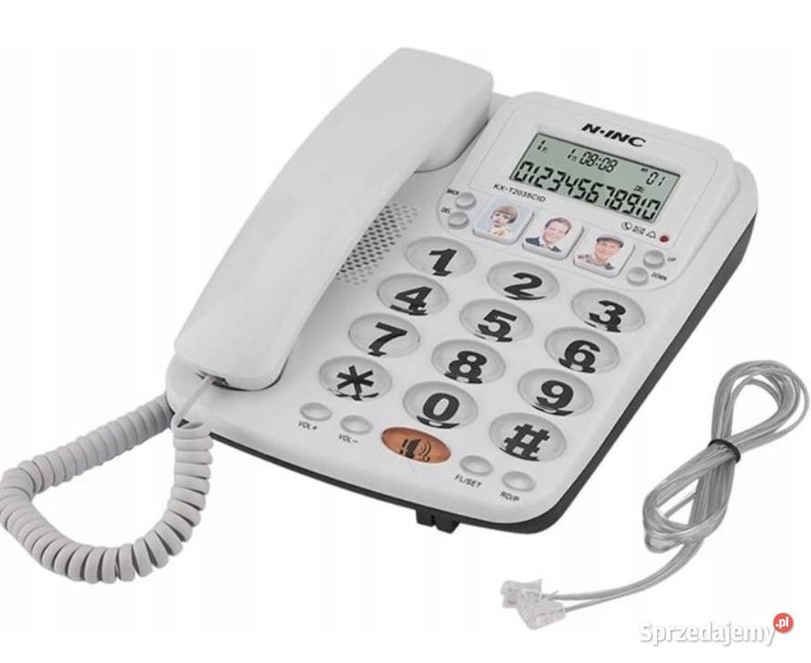 Telefon Przewodowy Stacjonarny N-INC KX-2035CID