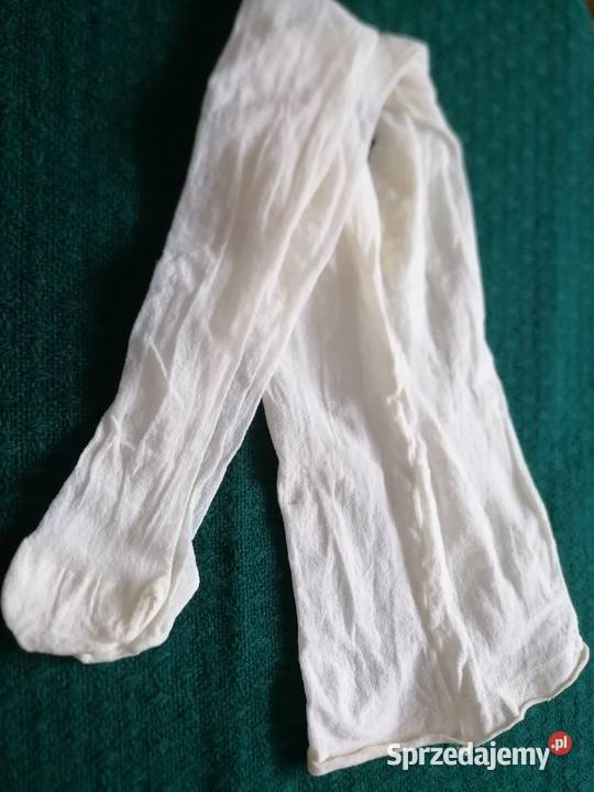 Rajstopyrajtuzy białe dziecinne dziewczęce Łódź