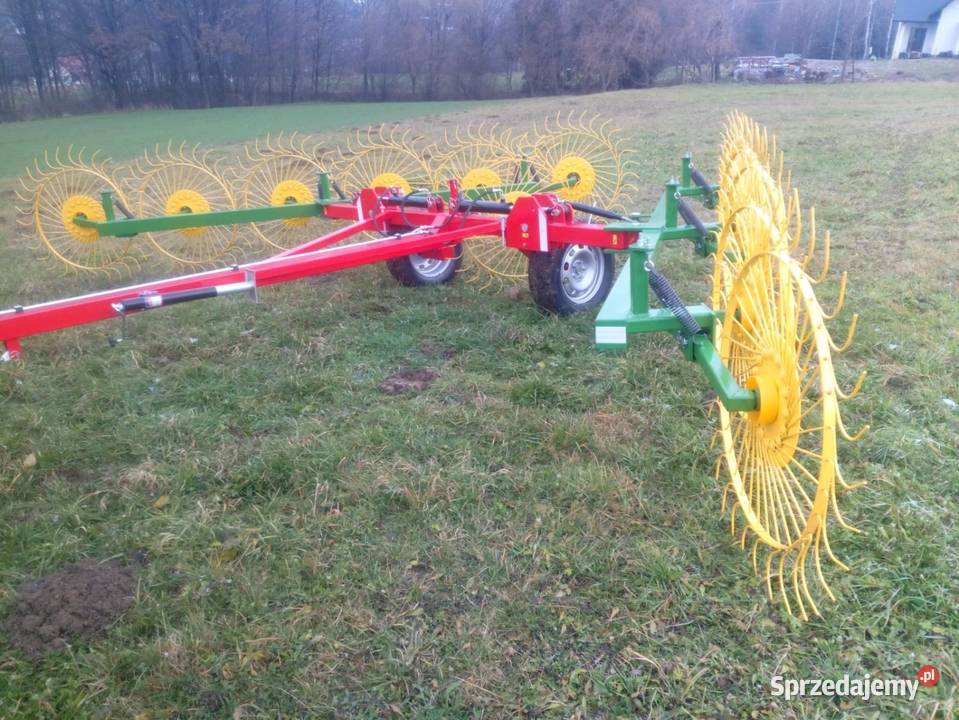 Zgrabiarka Grabarka v rake 7m nieuszkodzony Zgrabiarki i przetrząsacze małopolskie Gorlice