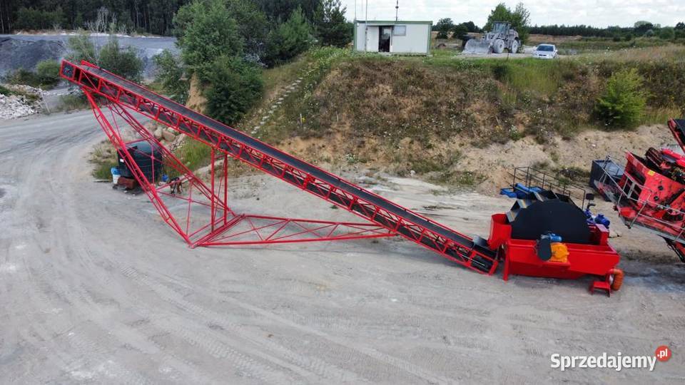Taśmociąg przenośnik taśmowy 20m x 800mm nie Kołodziejewo