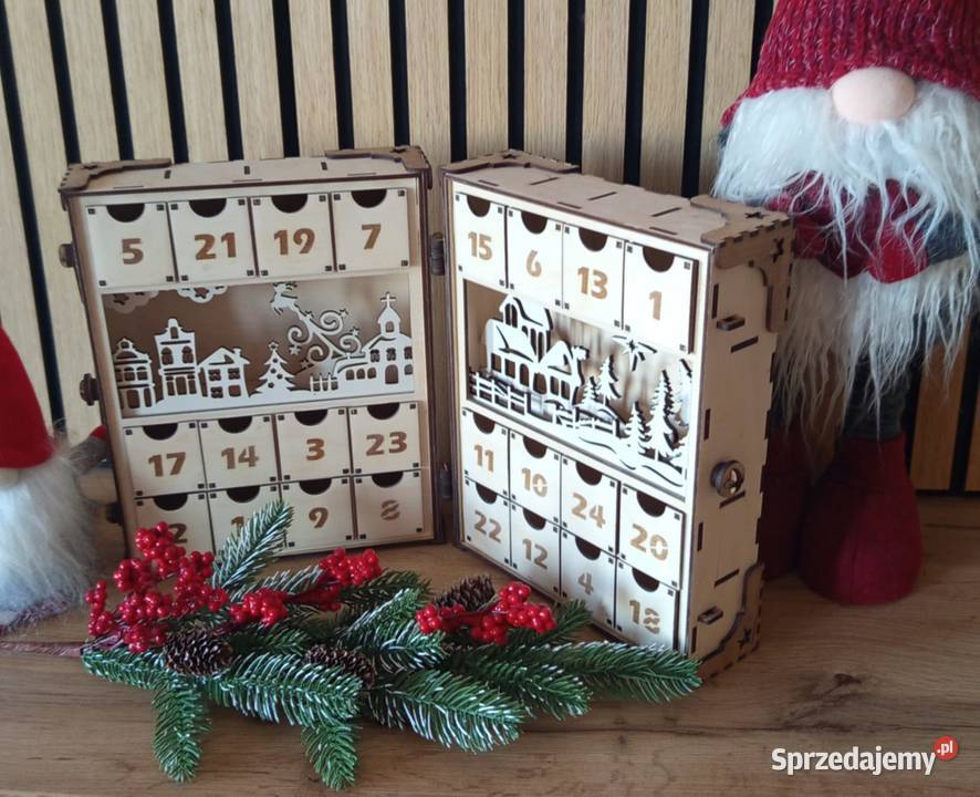 Kalendarz adwentowy Paczka z Bieguna Północnego Bełchatów sprzedam