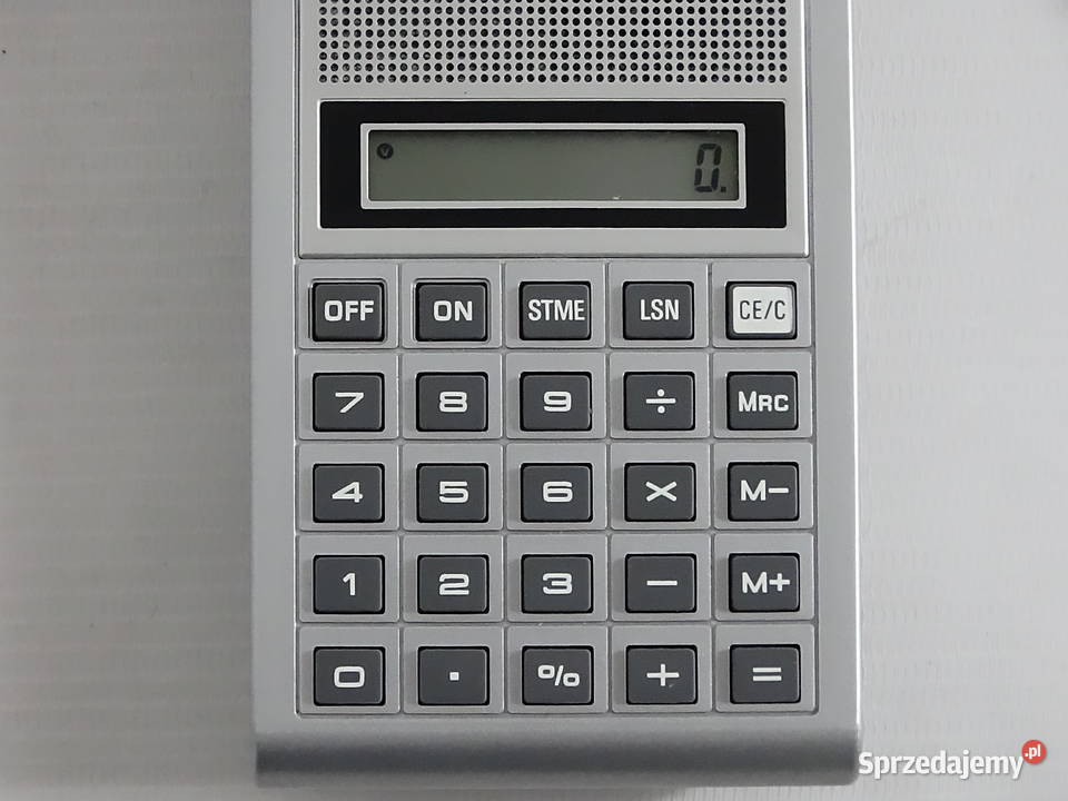 Unikatowy Kalkulator Mówiący Panasonic JE720U Biłgoraj