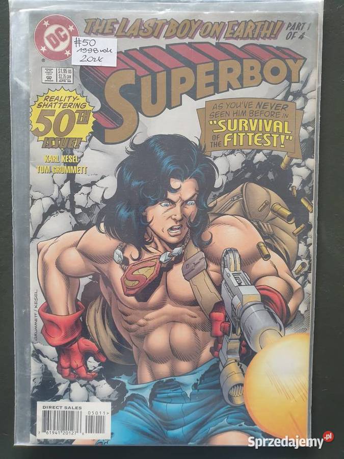 Superboy zestaw 9 komiksów DC USA Superbohaterowie Gdynia