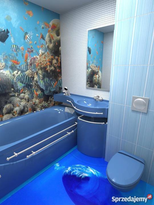 Sufit napinany podłoga 3D Katowice