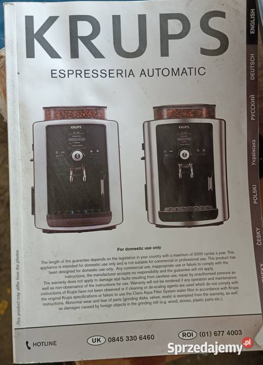 Ekspres do kawy Krups EA8080 na części