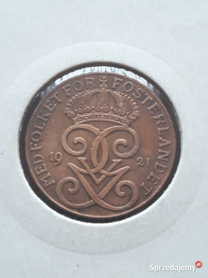 2 Ore Szwecja 1921 r Śliczne Konin