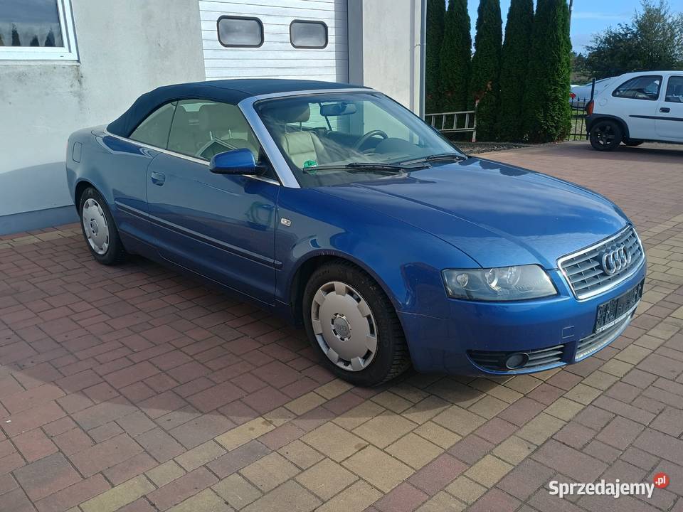 Audi A4 Kabrio 2002r 30i 220 Nawigacja ABS Witkowo sprzedam