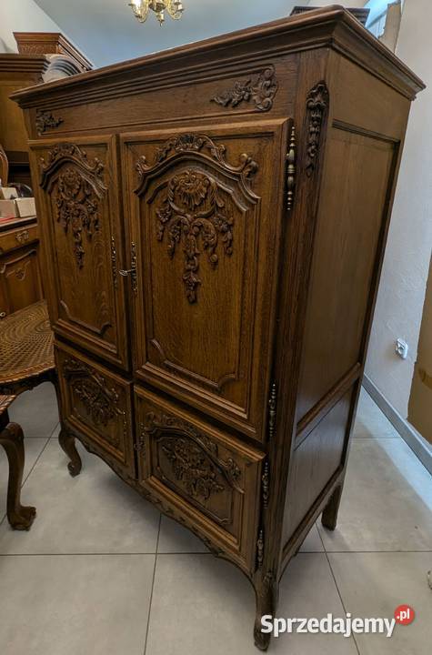 Dębowa komodaszafka ludwikowska sklep Dąbrowa Dąbrowa Górnicza