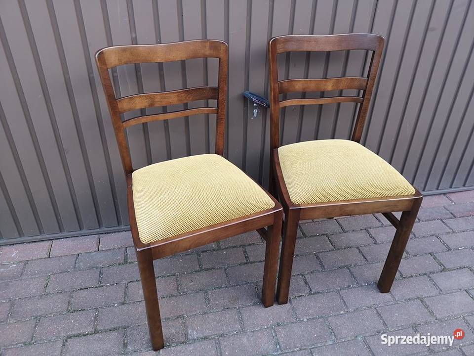 Krzesła ARTDECO Stare Antyk Komplet 2 Sztuki Swarzędz