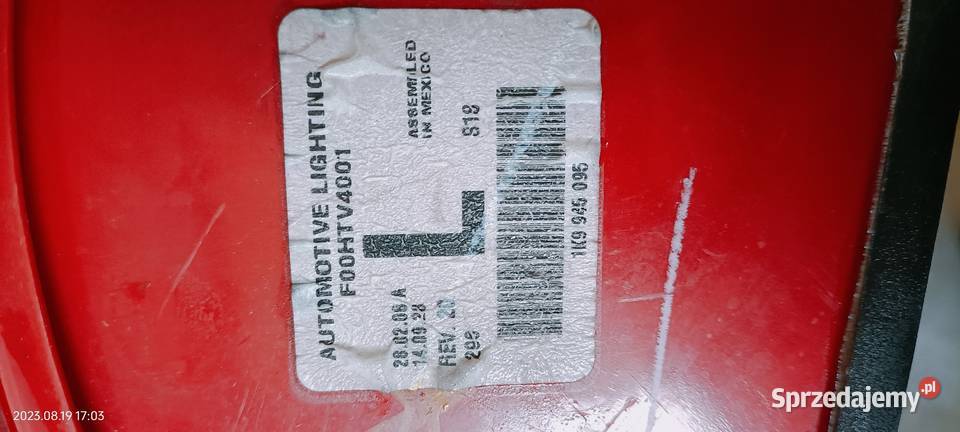 Lampa tył lewa VW Golf V Kombi Wejherowo sprzedam