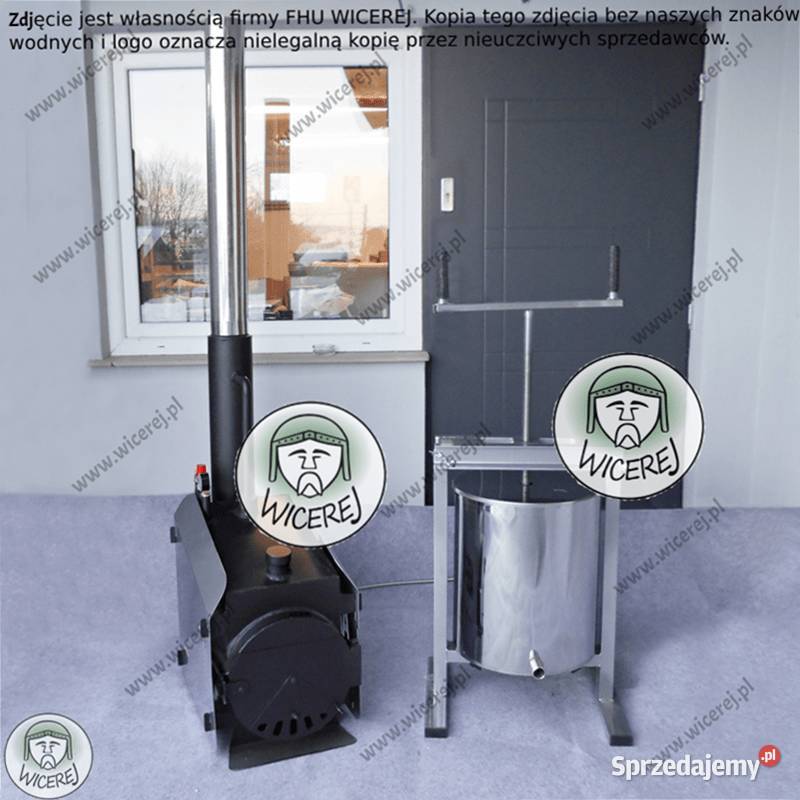 Topiarka z Prasą do Wosku 29L z Generatorem Pary Jaśliska