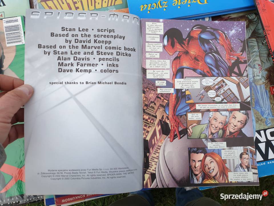 SpiderMan komiks filmowy 2002 Gdynia