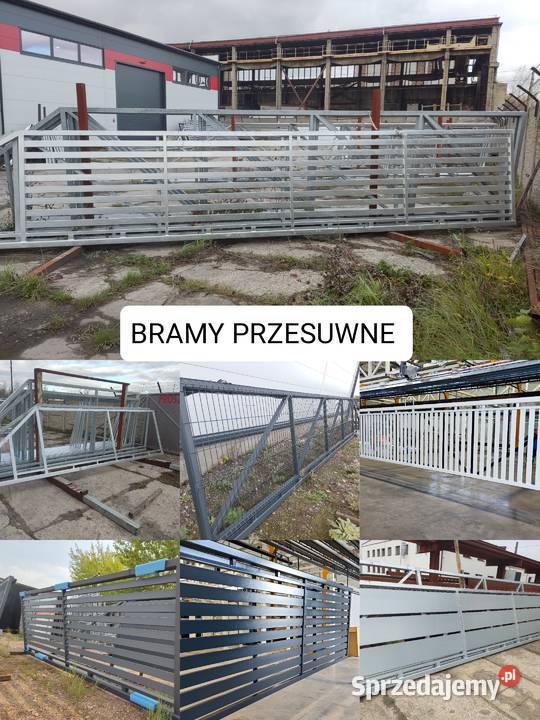 Brama przesuwna ocynkowana ogniowy tani podkarpackie Rzeszów