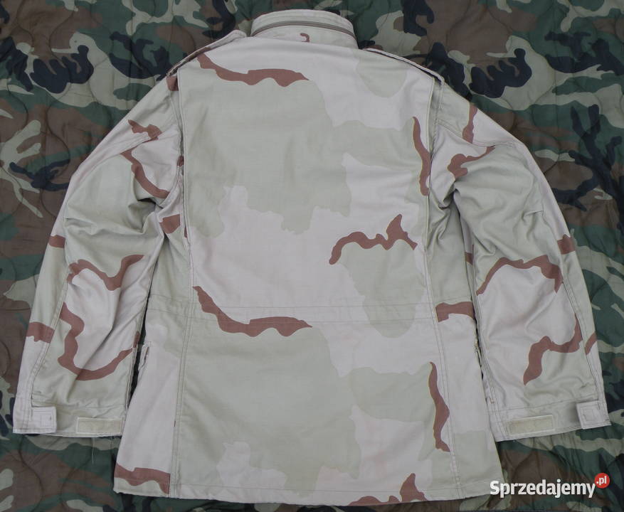 Kurtka m65 desert 3 color medium long Militaria Wrocław