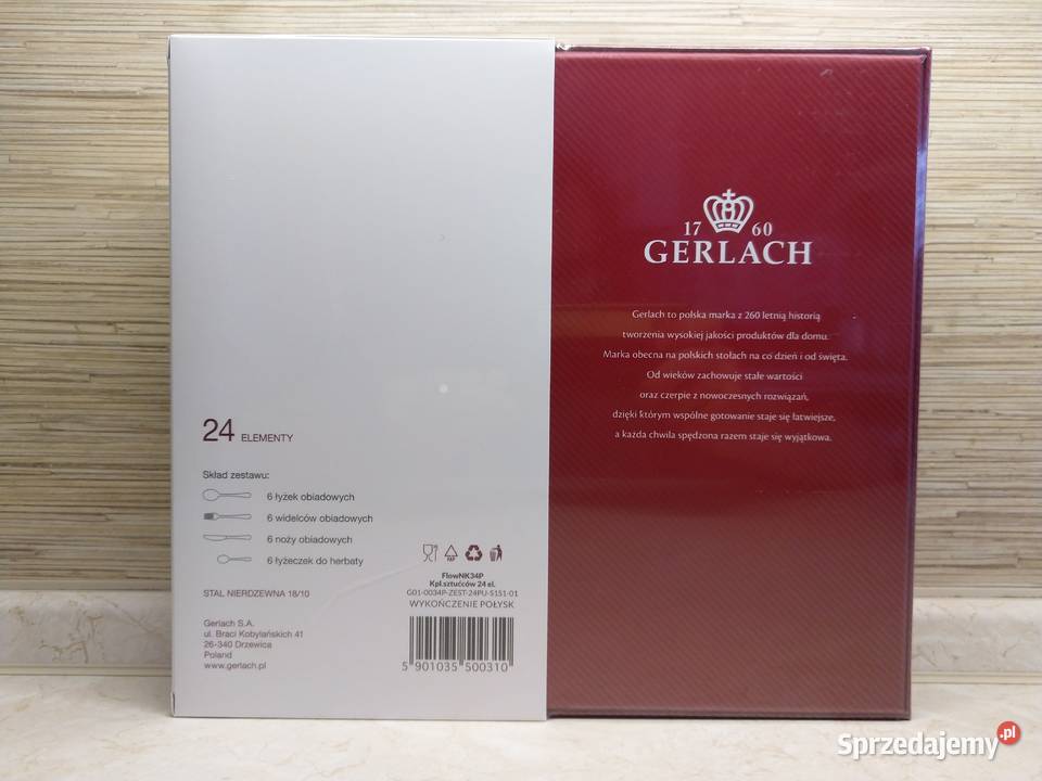 NAJTANIEJ Komplet Sztućce 24el Zestaw Sztućców Zabrze