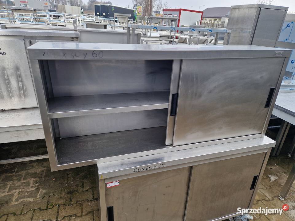 Szafka Wisząca Stal Nierdzewna Drzwi Suwane Ostrów Wielkopolski