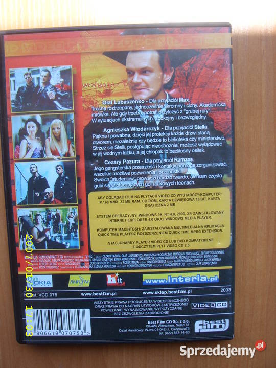 Film na DVD Emc2Pazura Lubaszenko2 CD 2 płyty Wołów
