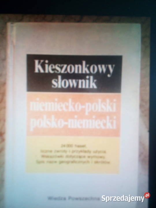 Kieszonkowy słownik niemieckopolski Warszawa
