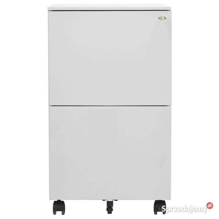 Mobilna szafka kartotekowa jasnoszara 39x45x67 Warszawa sprzedam