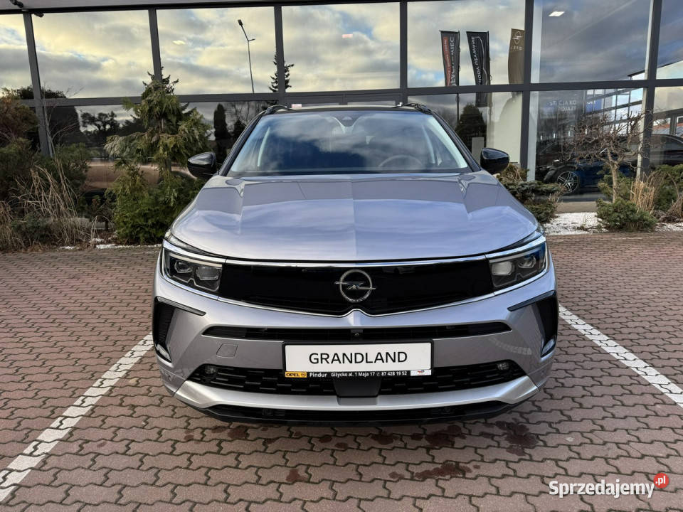 Opel Grandland Ultimate 12 Turbo automat AT8 srebrny warmińsko-mazurskie Giżycko