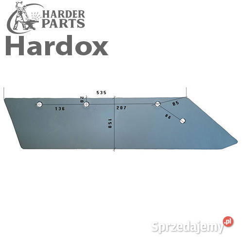 Lemiesz 300ha HARDOX 3335032P S42AR części do Suwałki sprzedam