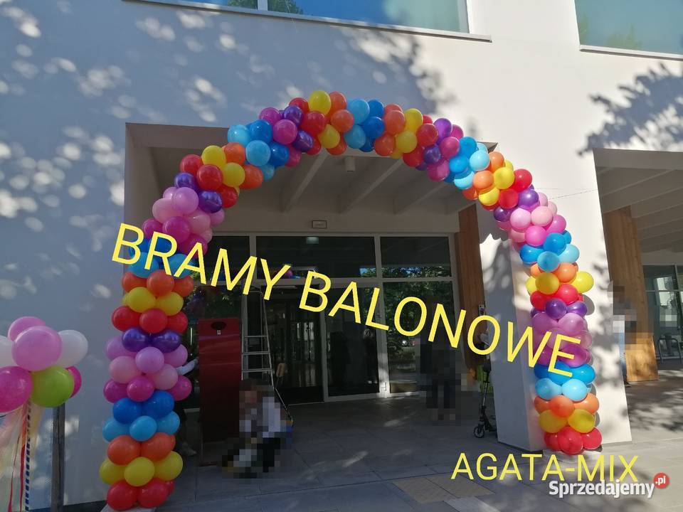 brama balonowa dekoracje balonowe