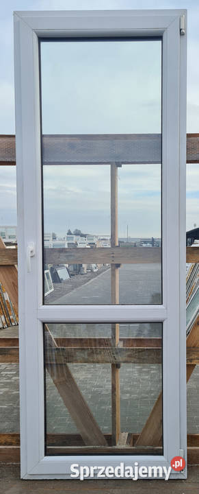 OKNA KacprzaK 81X220 Okno Balkonowe Używane PCV Lublin
